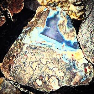 Queensland Australia Creek Jasper with Opal chunk and inclusions